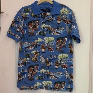 Polo by Ralph Lauren Blue Graphic Kids Polo Shirt